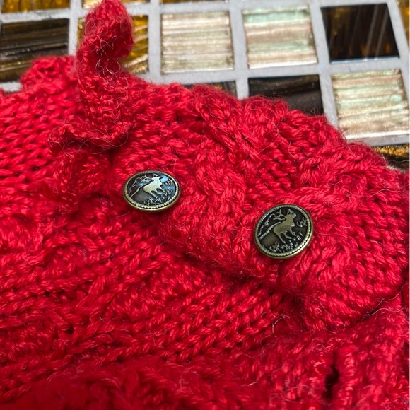 Ralph Lauren Reindeer Cable Sweater Dress - Picture 6 of 8